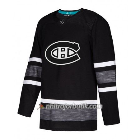 Män Ishockey Montreal Canadiens tröja Blank Svart 2019 All-Star Adidas Authentic